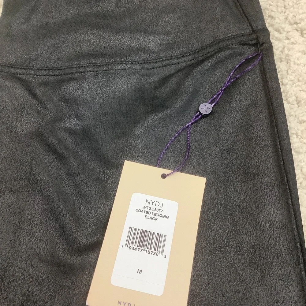 NYDJ Lift Tuck®‎ Coated Legging Pants In Black M